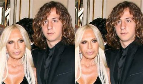 atella versace giovane|donatella versace son.